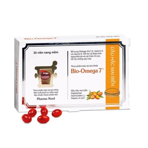 Pharma Nord Viên Uống Bio Omega 7 Hỗ Trợ Giảm Khô Da, Khô Niêm Mạc 30 Viên