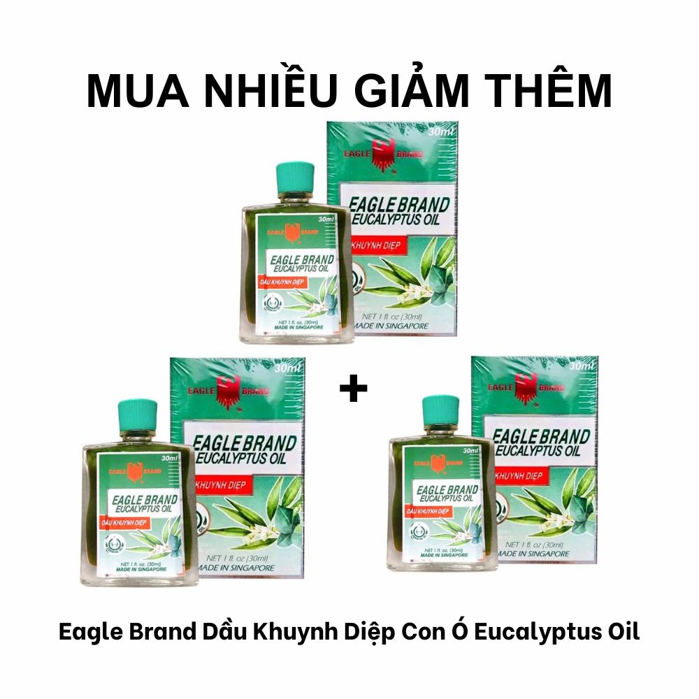 Eagle Brand Dầu Khuynh Diệp Con Ó Eucalyptus Oil 30ml