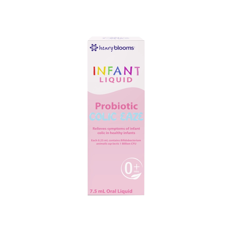 Henry Blooms Infant Liquid Dung Dịch Hỗ Trợ Hệ Tiêu Hóa, Bổ Sung Lợi Khuẩn Probiotic Colic Eaze 7.5ml