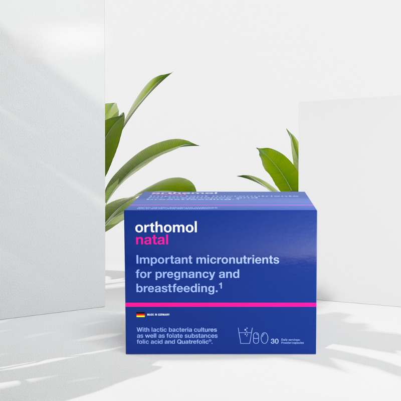 Orthomol Natal Thực Phẩm Hỗ Trợ Bổ Sung 29 Loại Vitamin Và Khoáng Chất Cho Phụ Nữ Trước, Trong Và Sau Mang Thai 30 Gói Bột Và 90 Viên