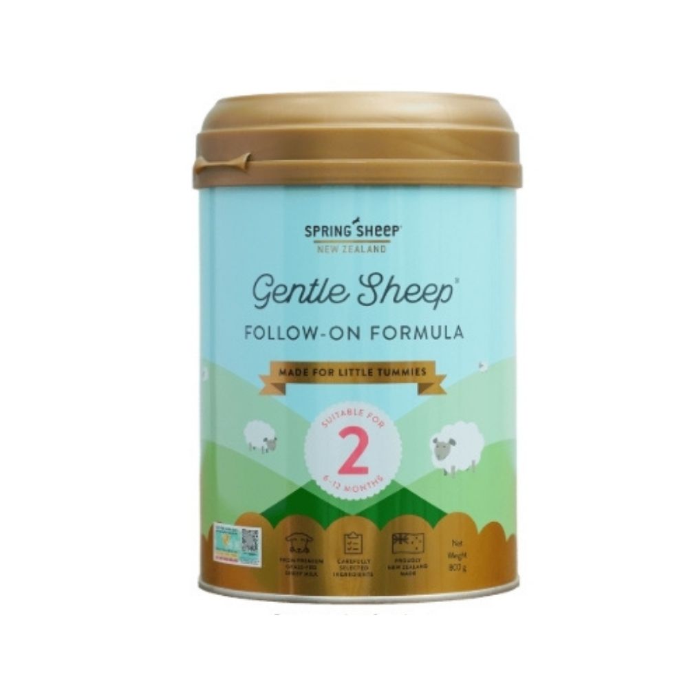 Gentle Sheep Follow-on Formula Số 2 (6–12 Tháng) Sữa Công Thức Hỗ Trợ Phát Triển Não Bộ Và Thị Giác 800g