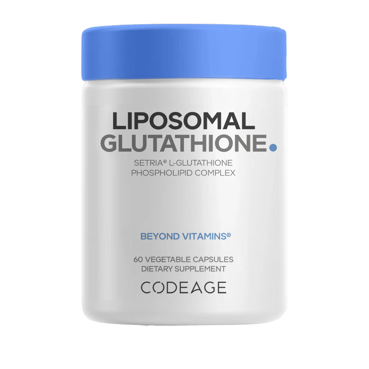 Codeage Viên Uống Liposomal Glutathione (Setria L-Glutathione) Hỗ Trợ Chống Oxy Hoá, Sáng Da 500mg 60 Viên