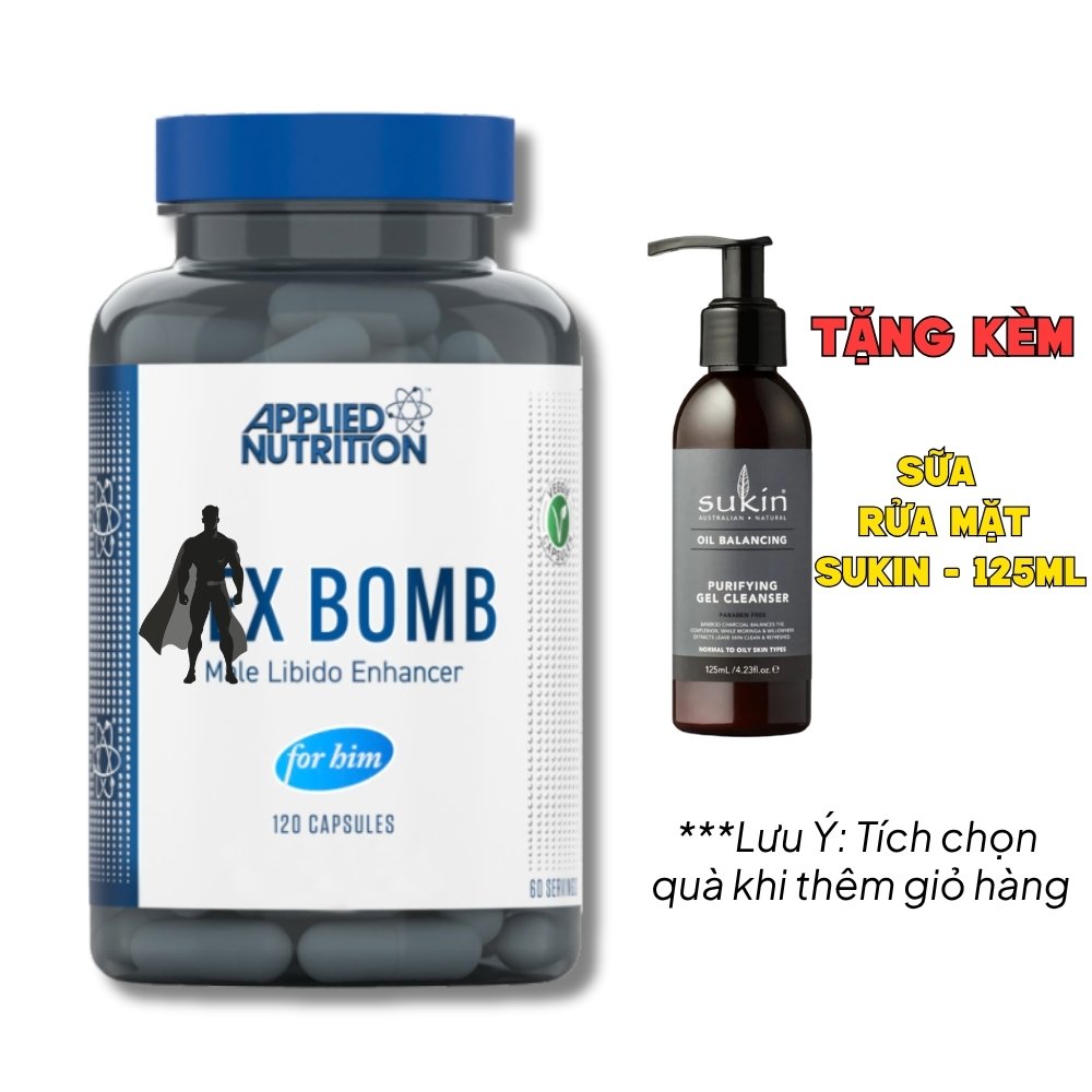 Applied Nutrition Viên Uống Hỗ Trợ Nam Giới 120 viên - Chính Ngạch Anh Quốc, Bán Chạy Nhất