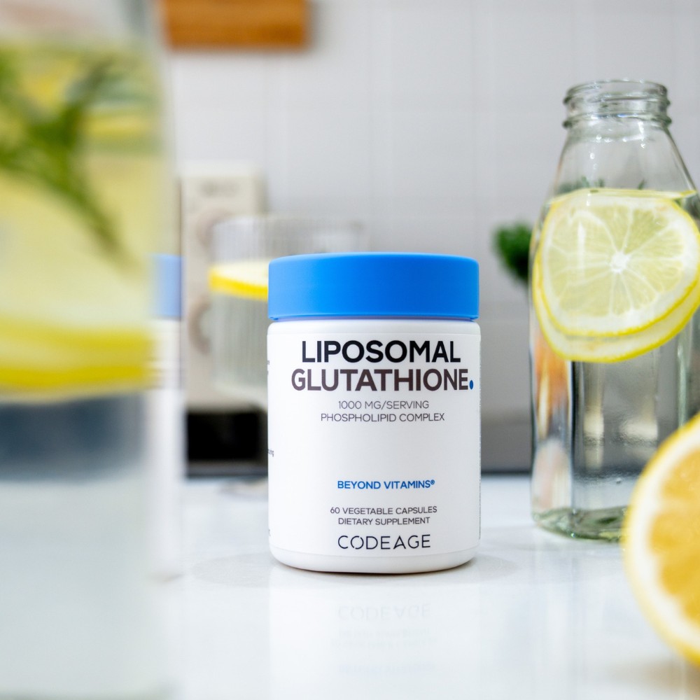 CodeAge Viên Uống Liposomal Glutathione 1000mg 60 Viên - Chính Ngạch Mỹ