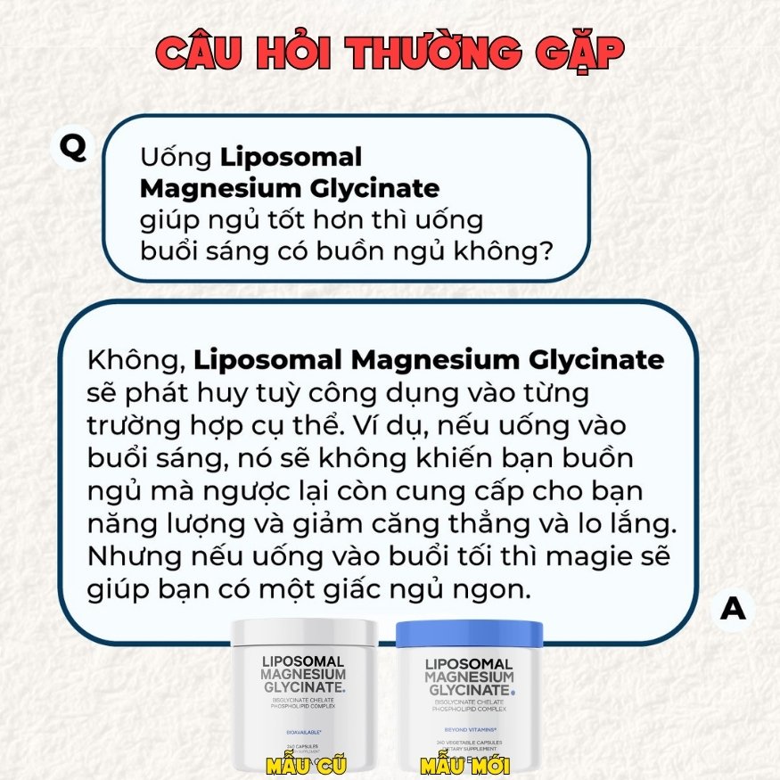 Codeage Viên Uống Liposomal Magnesium Magie Glycinate Hữu Cơ 240 Viên - Chính Ngạch Mỹ, Xuất VAT