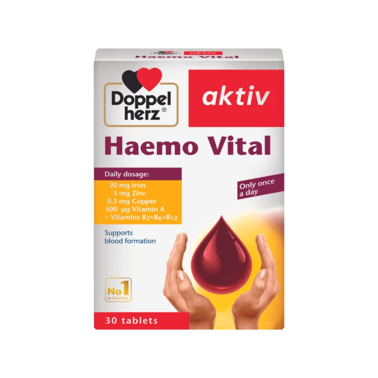 Doppelherz Hỗ Trợ Sức Khỏe Mẹ Bầu Haemo Vital 30 Viên