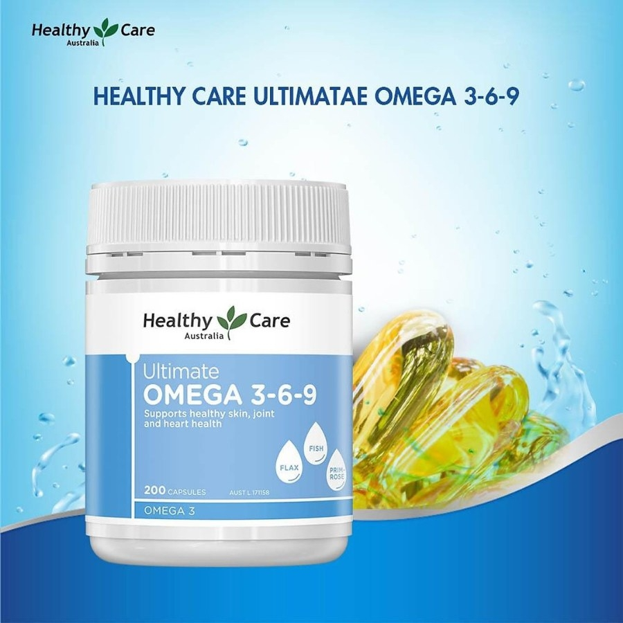 Healthy Care Viên Uống Dầu Cá 3-6-9 Omega 369 Ultimate Của Úc 200 Viên (Chính hãng)