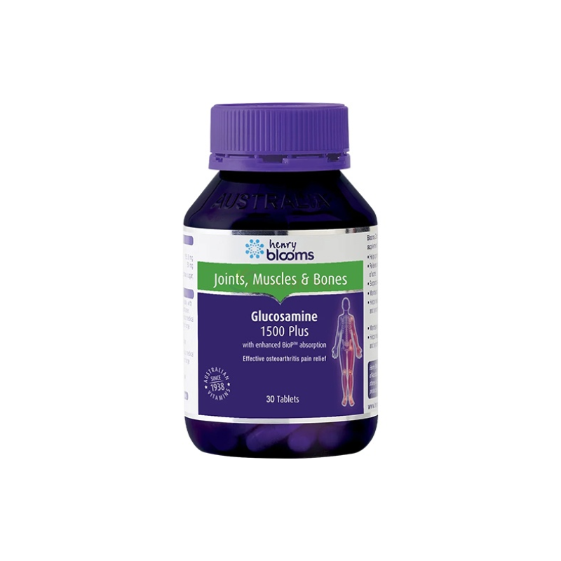 Henry Blooms Viên Uống Hỗ Trợ Sụn Khớp Glucosamine 1500 Plus 180 Viên
