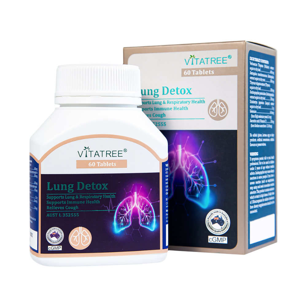 Vitatree Viên Uống  Lung Detox Bổ Phổi 60 Viên