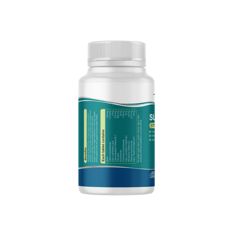 AusNatures Viên Uống Super B Plus Hỗ Trợ Duy Trì Năng Lượng, Giảm Stress 60 Viên