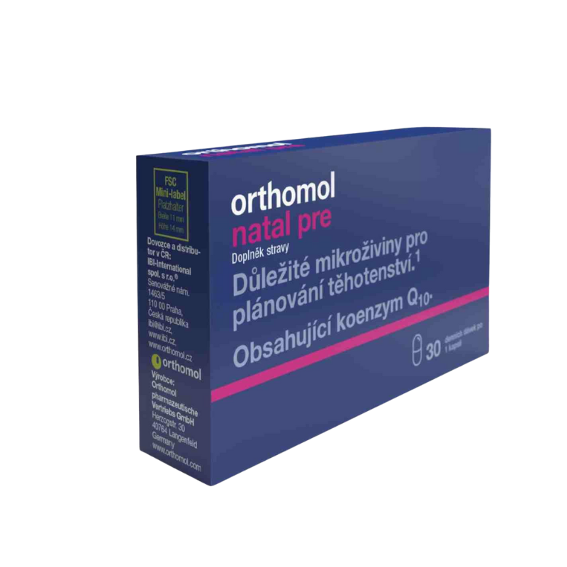 Orthomol Natal Pre Viên Uống Tăng Cường Sức Khỏe Sinh Sản, Tăng Khả Năng Thụ Thai 30 Viên