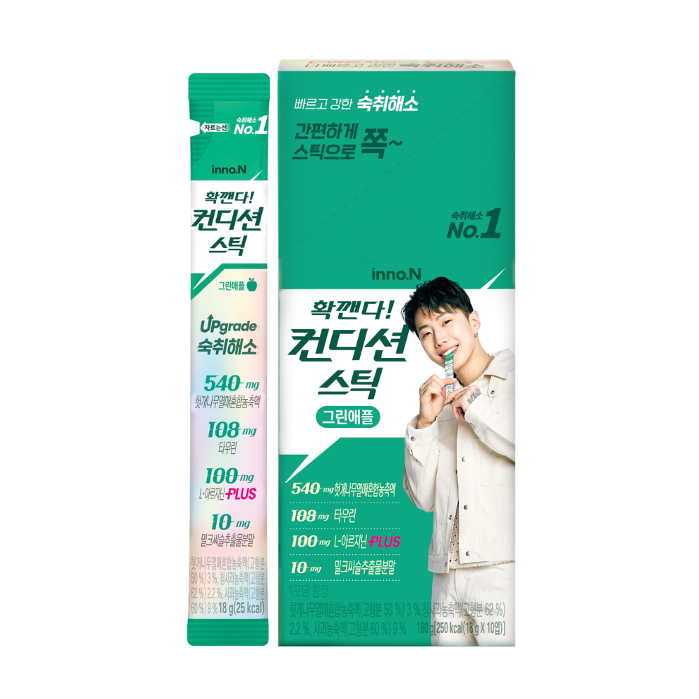 Combo 10 Hộp Inno.N Thạch Giải Độc Gan Chiết Xuất Khúng Khéng Vị Táo 10 Gói
