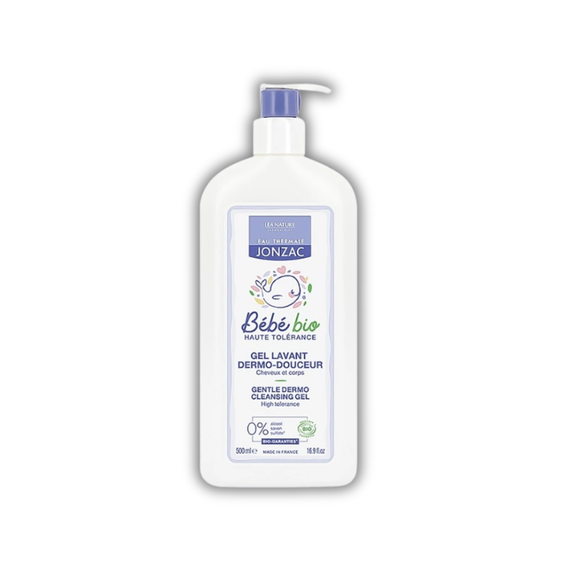 Jonzac Gel Tắm Gội Hữu Cơ Dành Cho Bé Từ Sơ Sinh Viêm Da Cơ Địa 500ml