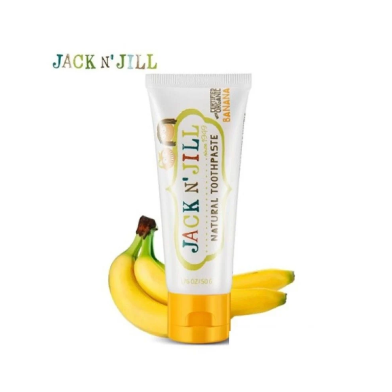 Kem Đánh Răng Cho Bé Jack N Jill Natural Toothpaste Vị Chuối 50g