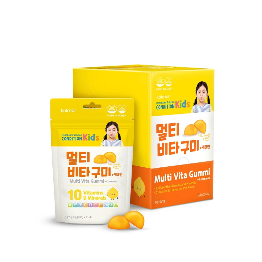 Kolmar Kẹo Dẻo Dinh Dưỡng Condition Kids Multi Vita Gummi Curcumin 5 Gói