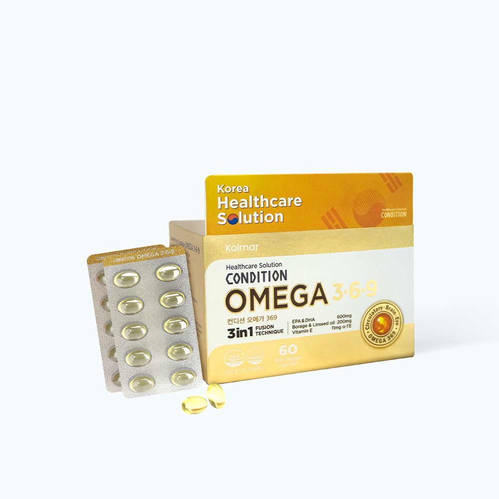 Kolmar Viên Uống Dầu Cá Condition Omega 3-6-9 60 Viên