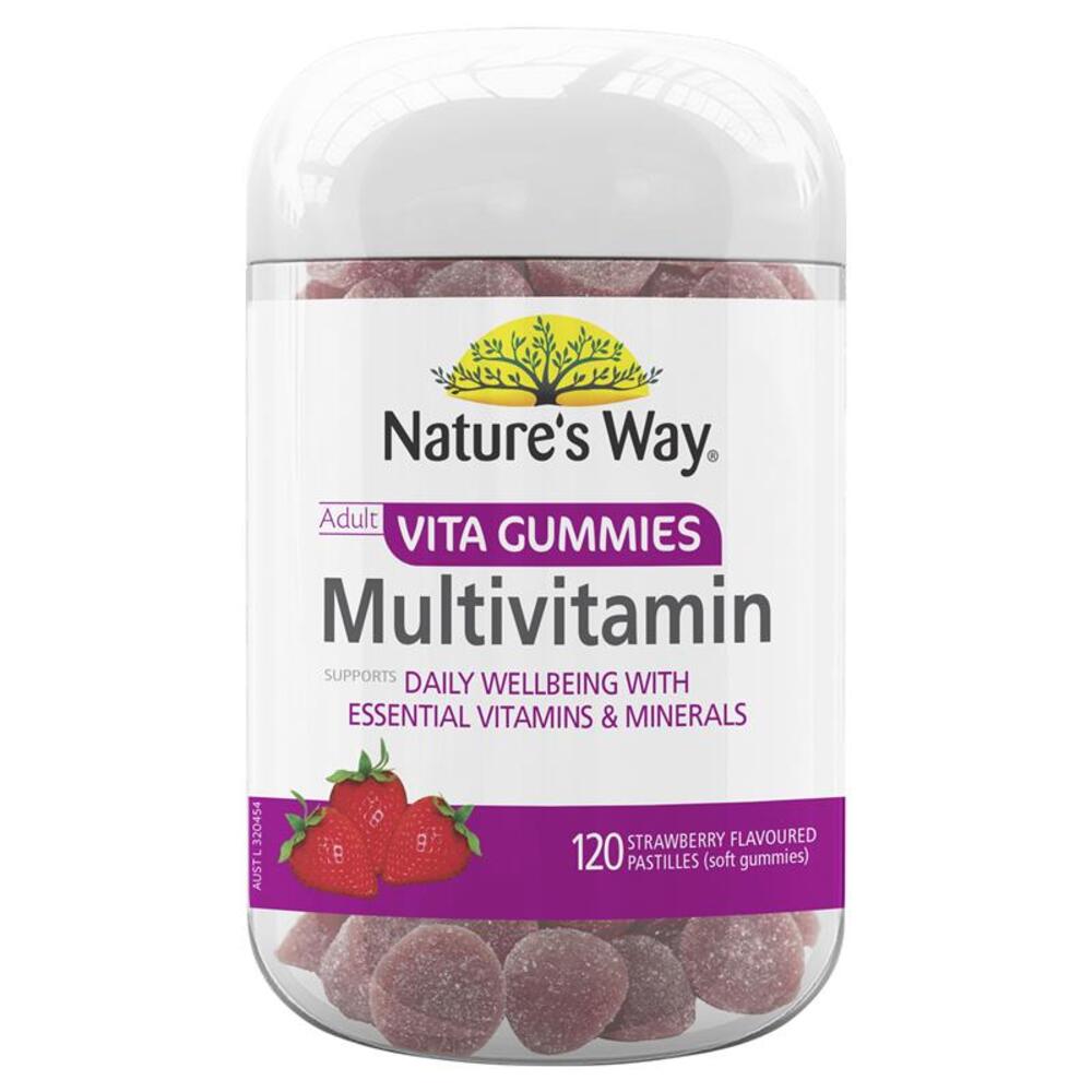 Nature's Way Kẹo Dẻo Vitamin Tổng Hợp Cho Người Lớn Adult Vita Gummies Multivitamin 120 Viên