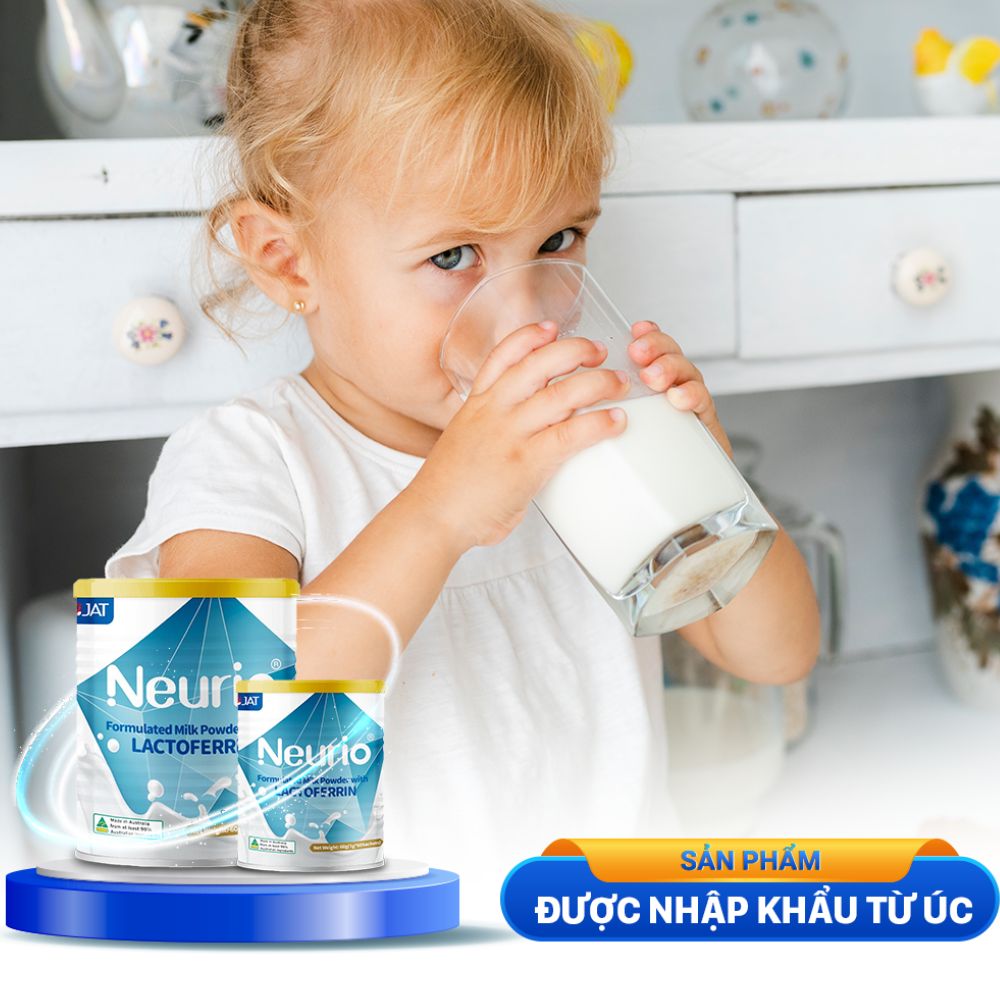 Neurio Sữa Bột Tăng Cường Khả Năng Miễn Dịch Milk Lactoferrin Blue 60g