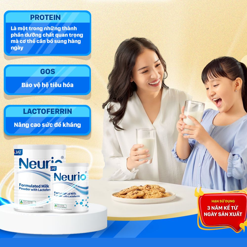 Neurio Sữa Bột Tăng Cường Khả Năng Miễn Dịch Milk Lactoferrin White 60g