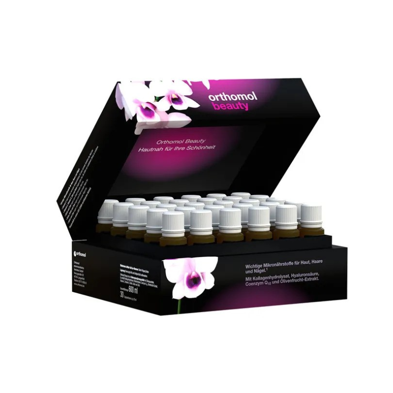 Orthomol Beauty Nước Uống Hỗ Trợ Cung Cấp Dưỡng Chất Giúp Trẻ Hóa Làn Da, Tóc Và Móng 30 Ống