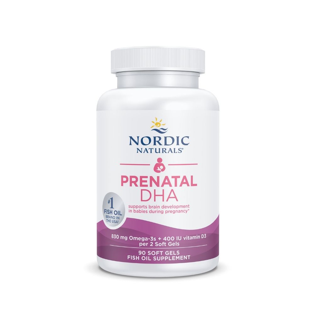 Nordic Naturals Prenatal Viên Uống DHA Bầu Hỗ Trợ Thai Kì Và Thai Nhi Phát Triển Khỏe Mạnh Hộp 90 Viên