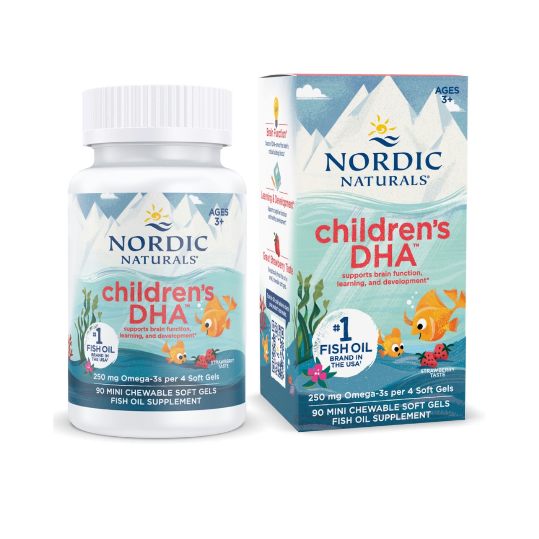 Nordic Naturals Viên Nhai Children's DHA Hỗ Trợ Bổ Sung DHA Cho Trẻ Em Hộp 90 Viên