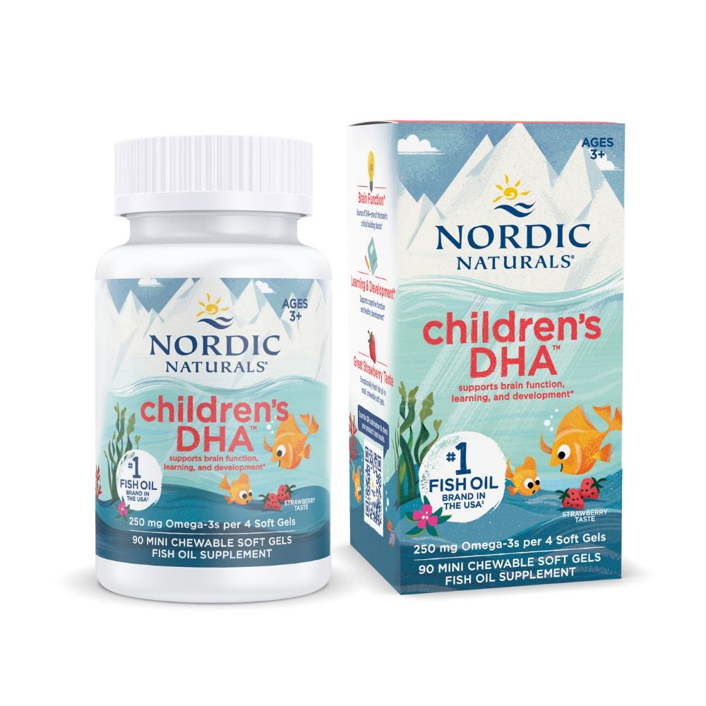 Nordic Naturals Viên Nhai Children's DHA Hỗ Trợ Bổ Sung DHA Cho Trẻ Em Hộp 90 Viên