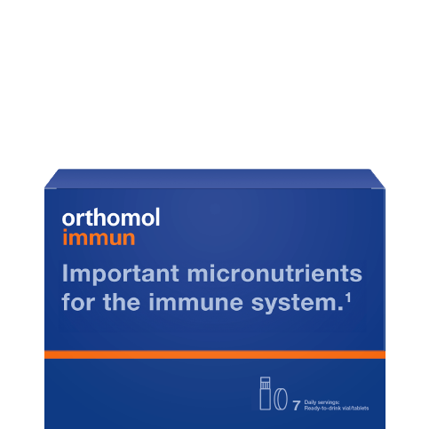 Orthomol Immun Thực Phẩm Hỗ Trợ Tăng Cường Hệ Miễn Dịch 7 Lọ Và 2 Viên