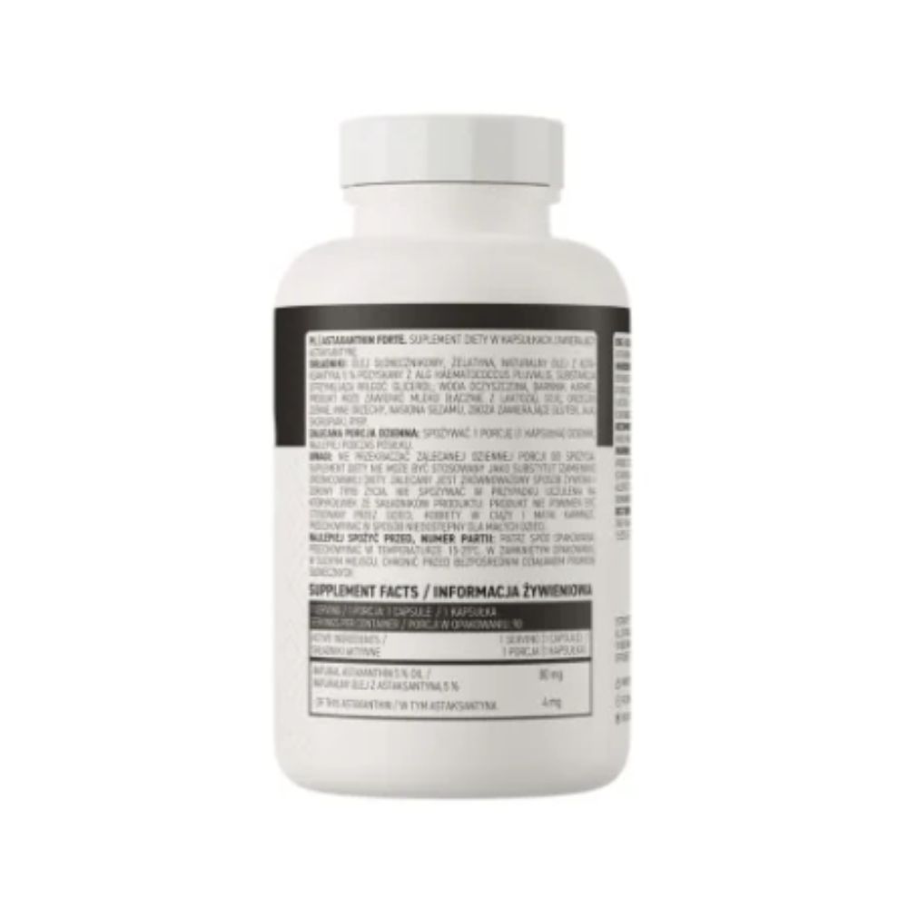 OstroVit Viên Nang Astaxanthin Forte Hỗ Trợ Chống Oxy Hóa Hộp 90 Viên