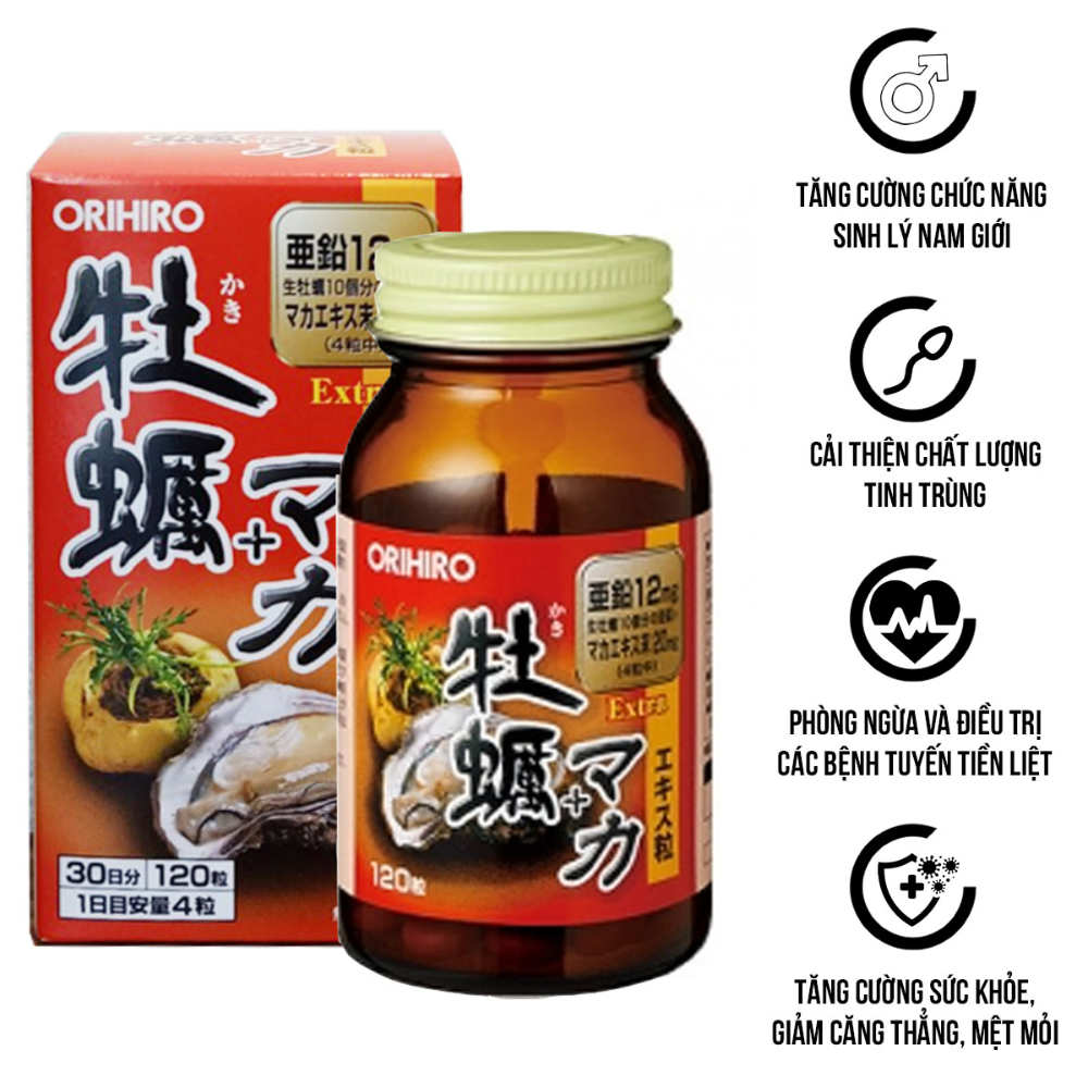 Tinh Chất Hàu Tươi Orihiro Maca Tăng Cường Sinh Lý Nam