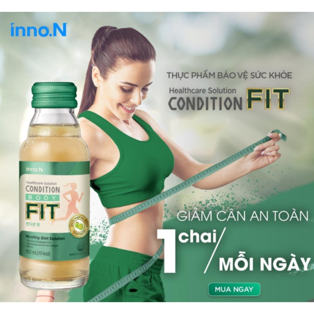 Inno.N Nước Uống Hỗ Trợ Quá Trình Giảm Cân Hiệu Quả Condition Fit 100ml
