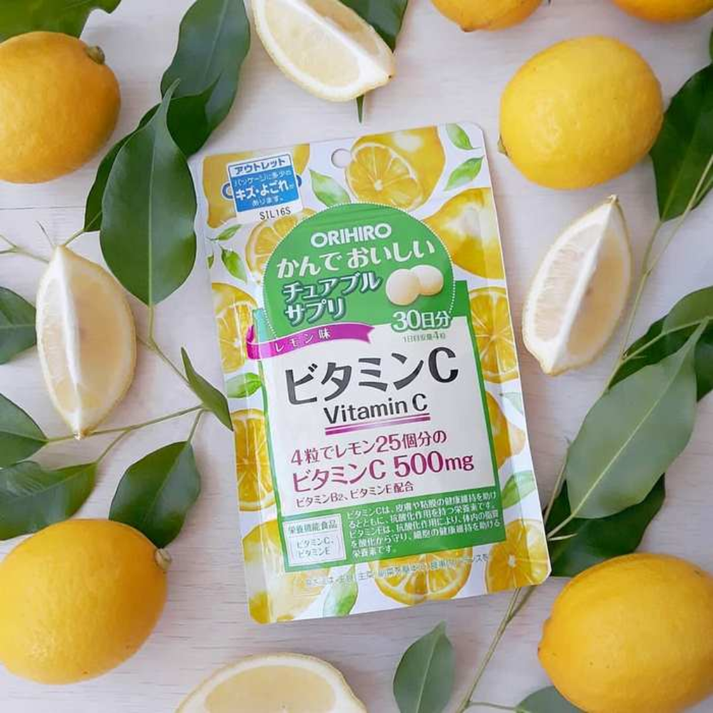 Orihiro Viên Uống Vitamin C Dạng Túi 120 Viên