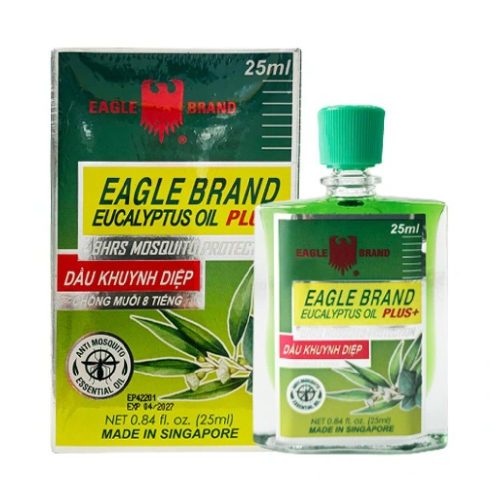Eagle Brand Dầu Khuynh Diệp Con Ó Eucalyptus Oil Plus 25ml