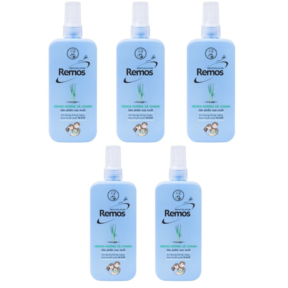 Xịt Chống Muỗi Remos Hương Chanh Sả 70ml