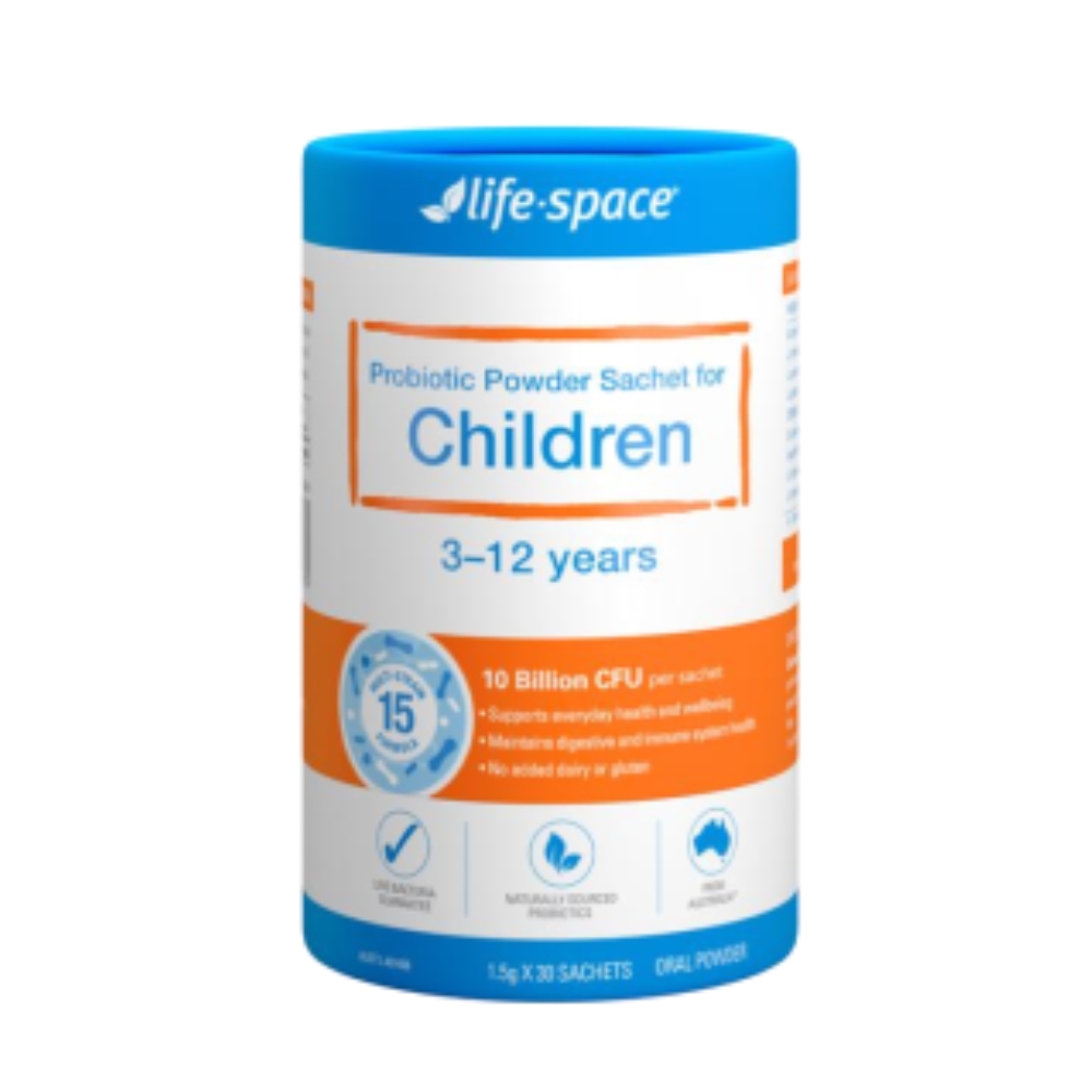 Life Space Men Vi Sinh Dạng Bột Cho Trẻ Từ 3-12 Tuổi Probiotic Powder Sachet for Children 3-12 years 30 Gói