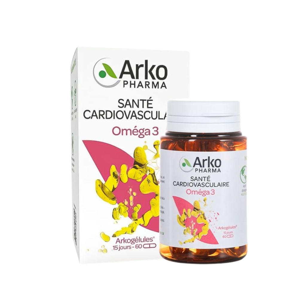 Arkopharma Viên Uống Omega 3 Arkogelules Hỗ Trợ Não Bộ Và Tim Mạch 180 Viên
