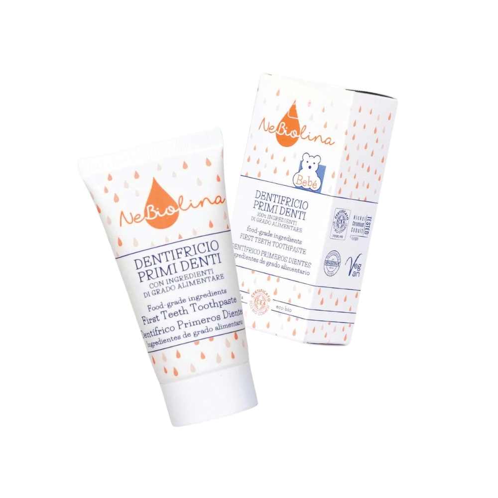 NeBiolina Kem Đánh Răng Chiết Xuất Yến Mạch Hữu Cơ Cho Bé Dưới 3 Tuổi 50ml