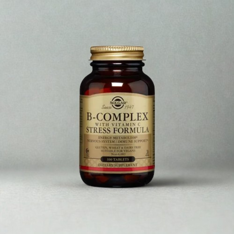 Solgar Viên Uống Bổ Sung Vitamin B-Complex With Vitamin C 100 Viên