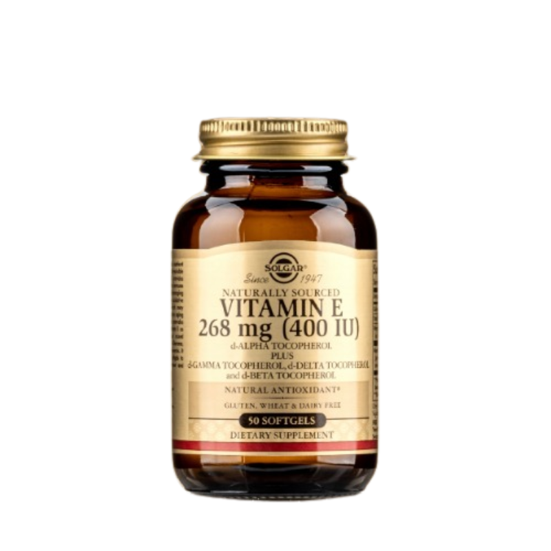 Solgar Viên Uống Bổ Sung Vitamin E 400 IU Hỗ Trợ Chống Lão Hóa 50 Viên
