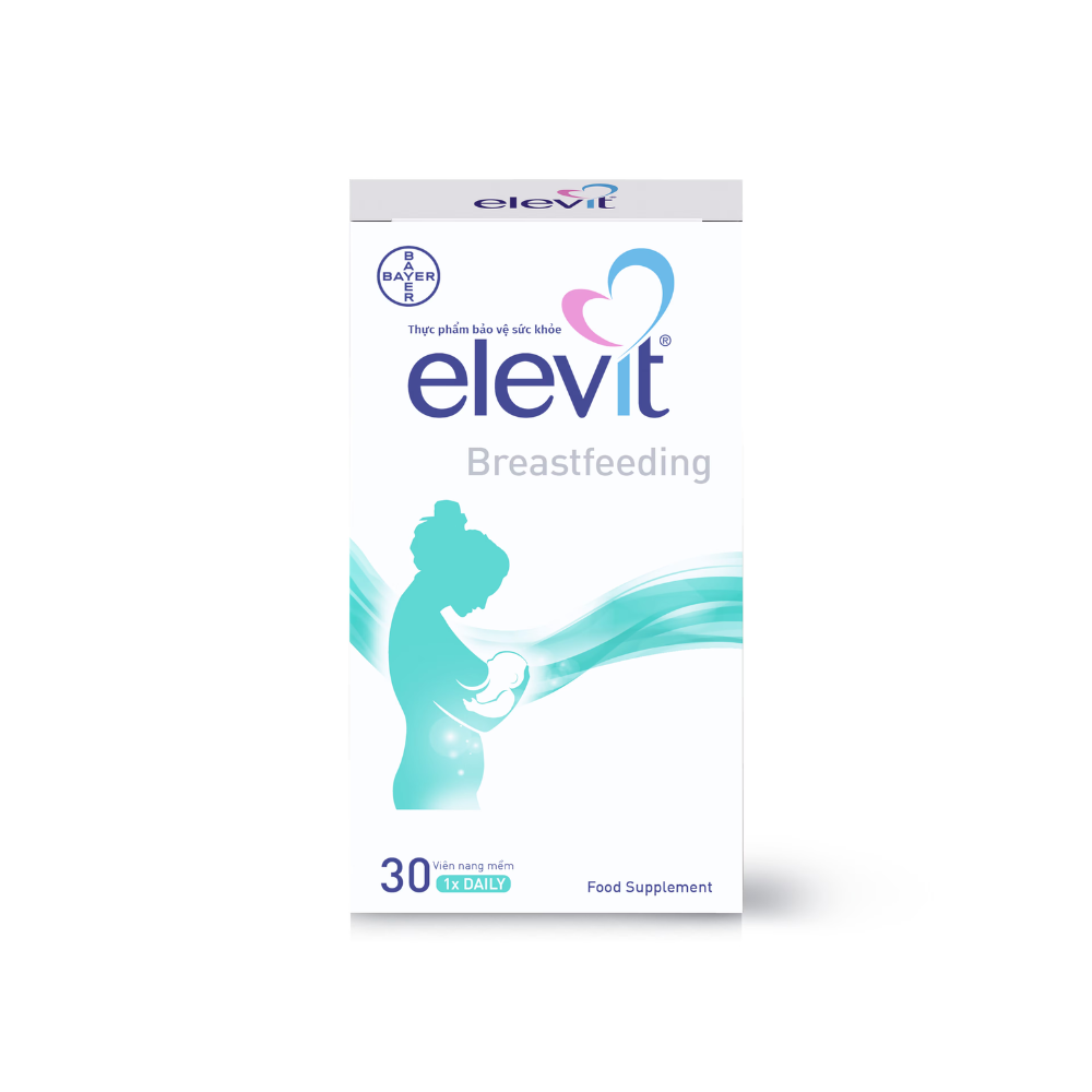 Elevit Viên Uống Bổ Sung Vitamin Tổng Hợp Mẹ Bầu Cho Bé Ti Breastfeeding 30 Viên