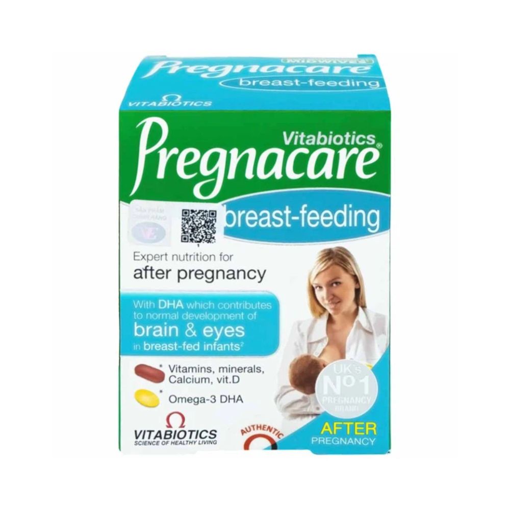 Vitabiotics Viên Uống Vitamin Tổng Hợp Cho Phụ Nữ Sau Sinh Pregnacare Breast-feeding No1 Hộp 84 Viên - Chính Hãng