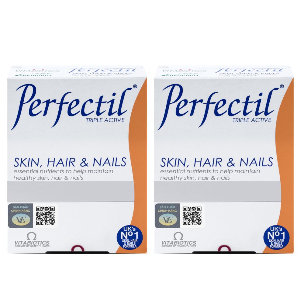 Vitabiotics Perfectil Viên Uống Hỗ Trợ Làm Đẹp Da, Tóc Và Móng Từ Sâu Bên Trong Hộp 30 Viên