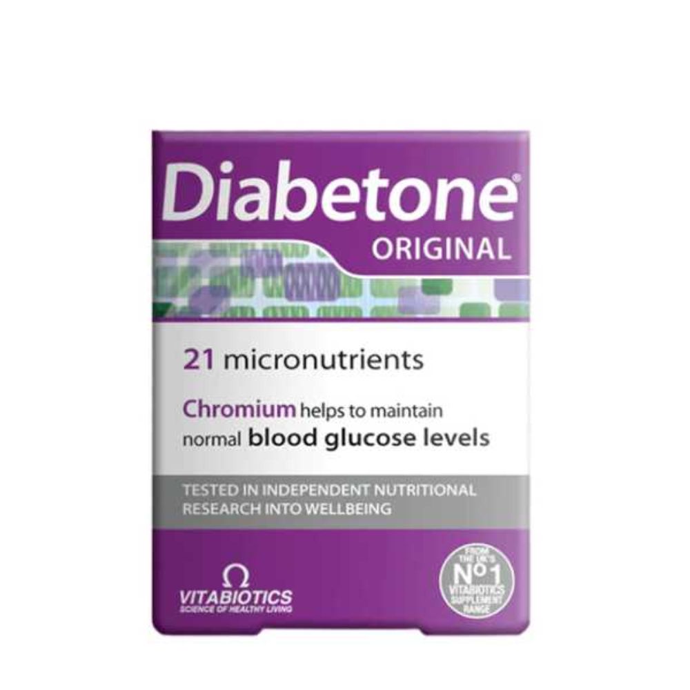 Vitabiotics Viên Uống Hỗ Trợ Giảm Nguy Cơ Đái Tháo Đường Diabetone Original Hộp 30 viên
