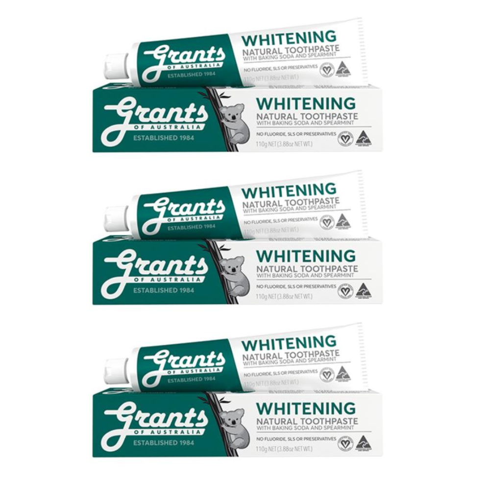 Grants of Australia Kem Đánh Răng Chiết Xuất Baking Soda, Bạc Hà 110g