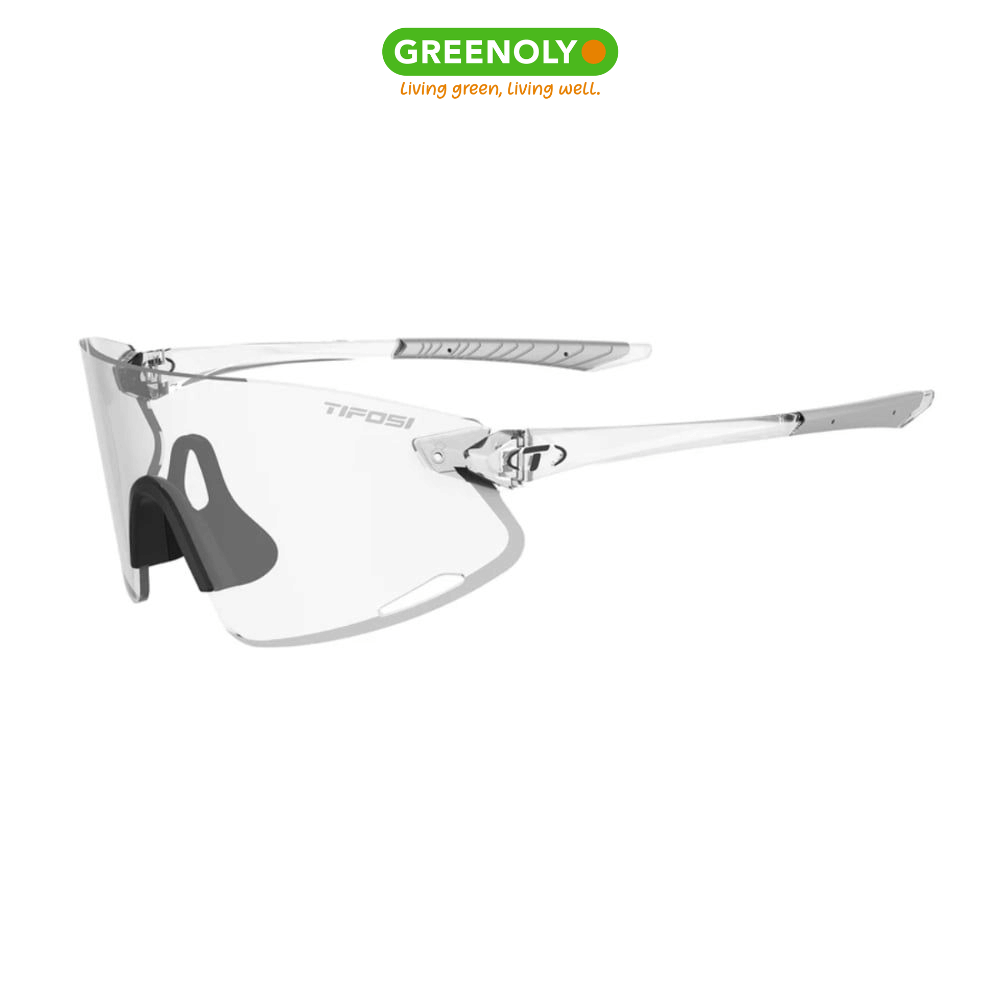 Tifosi Vogel XC Kính Mát Thể Thao Dành Cho Pickleball Gọng Màu Clear Crystal Tròng Màu Clear Trong Suốt
