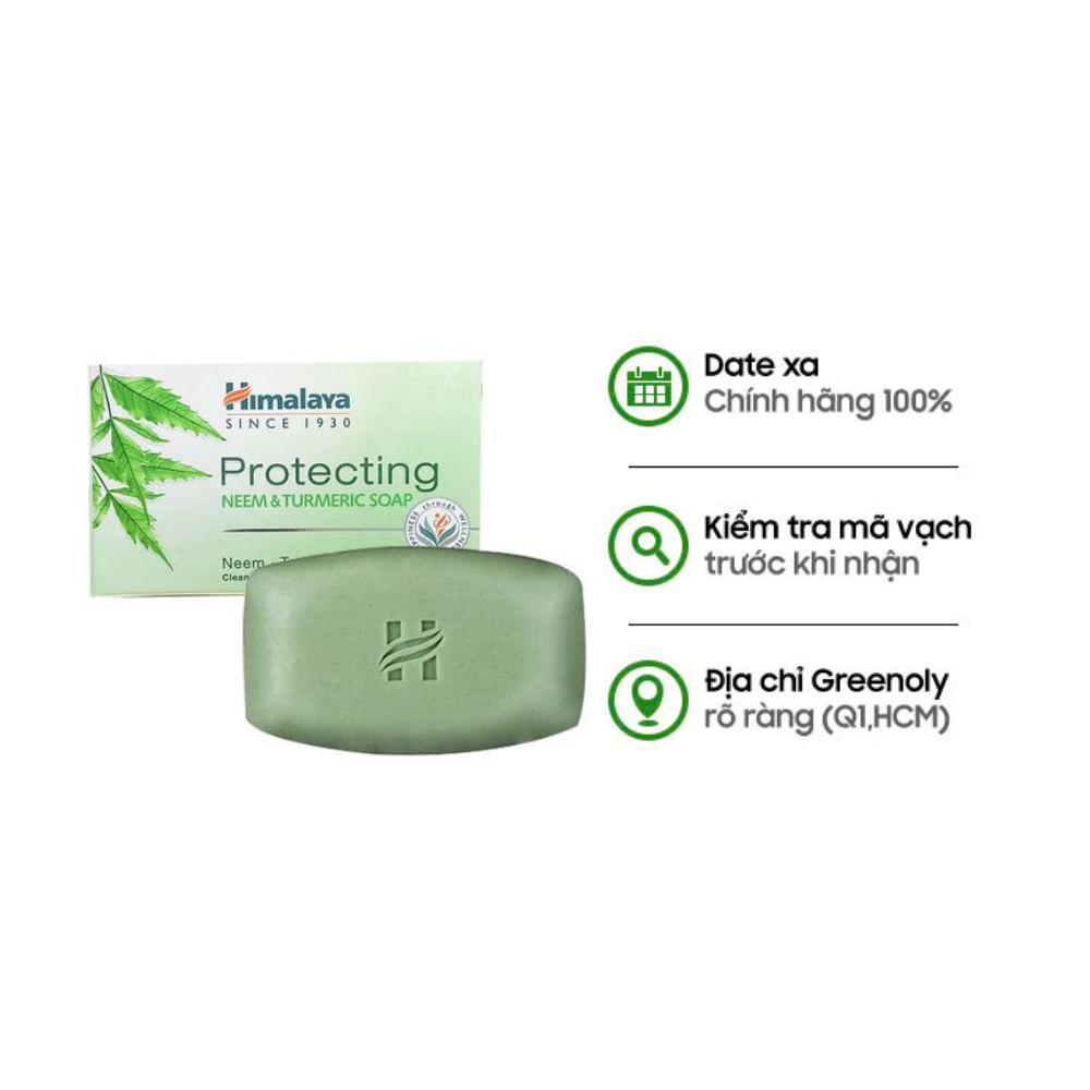 Himalaya Herbals Xà Phòng Sạch Mụn Lưng Protecting Neem And Turmeric 75g