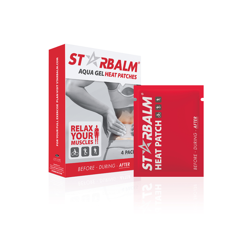 Starbalm Miếng Dán Nhiệt Giảm Đau Cơ Bắp, Mỏi Cơ Hộp 4 Miếng
