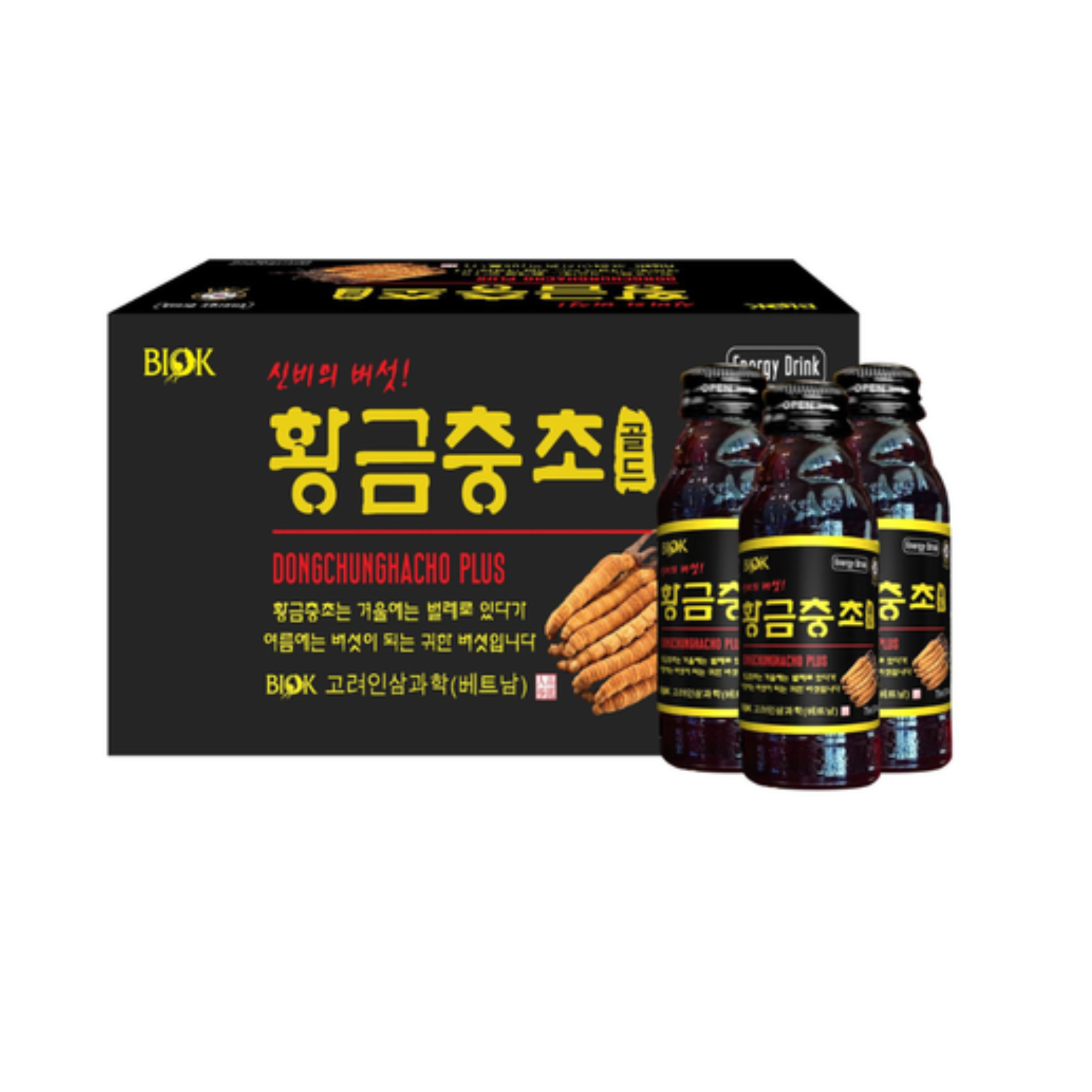 Biok Nước Đông Trùng Hạ Thảo DongChungHaCho 100ml Hộp 10 Chai