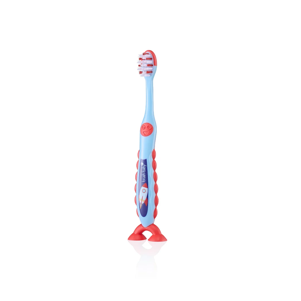 Brushbaby Bàn Chải Đánh Răng Flossbrush Cho Bé Đang Thay Răng Sữa Từ 3 - 6 Tuổi