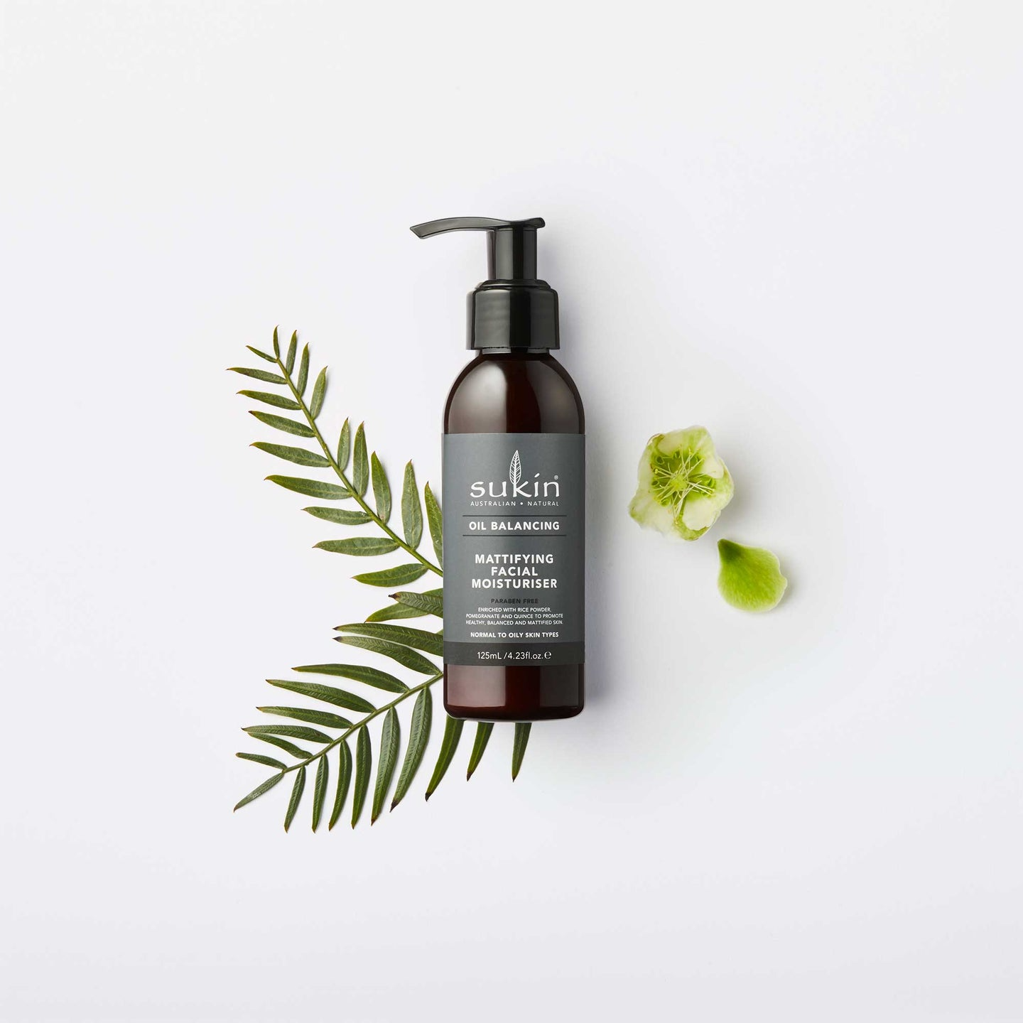 Sukin Kem Dưỡng Ẩm Cân Bằng Dầu Cho Da Mặt Oil Balancing Mattifying Facial Moisturiser 125ml